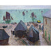 Reproduktion des Gemäldes Der Abfahrt der Boote, Étretat - Claude Monet