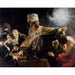 Reproduktion des Gemäldes Das Festmahl des Belshazzar - Rembrandt van Rijn