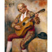 Reproduction of the painting The Spanish Guitarist - Pierre-Auguste Renoir