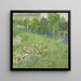 Il giardino di Daubigny - Vincent van Gogh — quadro incorniciato alla parete