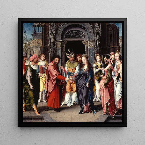 Le mariage de la Vierge - Jan van Doornick
