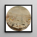 Der Monat Januar mit dem Sternzeichen Wassermann - Jacob Grimmer — gerahmtes Bild an der Wand