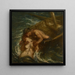 The Fisherman and the Mermaid - Charles Haslewood Shannon — framed artwork on a wall