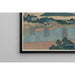 Reproduktion des Gemäldes Le pont Brocart dans la province de Suō - Katsushika Hokusai