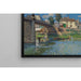 Reproduction of the painting The bridge at Villeneuve-la-Garenne - Alfred Sisley