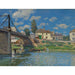 Reproduction of the painting The bridge at Villeneuve-la-Garenne - Alfred Sisley