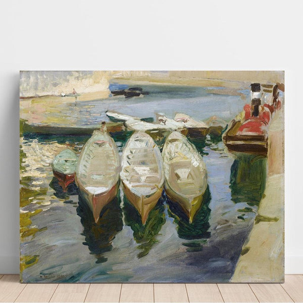 Riproduzione del dipinto Il porto basco di Guetaria - Joaquín Sorolla