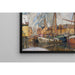 Reproduction of the painting The port of Svolvær, Lofoten - Anna Boberg