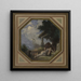 Le repos des poux - Jacques Ferdinand Humbert — gerahmtes Bild an der Wand