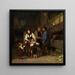 Il vitello venduto - Hermann Plathner — quadro incorniciato alla parete