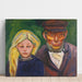 Reproduktion des Gemäldes Der alte Fischer und seine Tochter - Edvard Munch