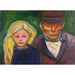 Reproduktion des Gemäldes Der alte Fischer und seine Tochter - Edvard Munch