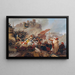 Assalto dei Turchi sulla Lœwelbastei - Leander Russ — quadro incorniciato alla parete