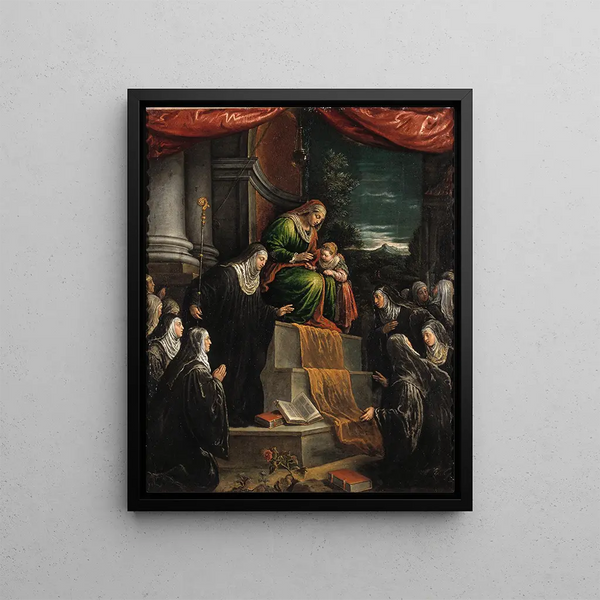 Leandro Bassano - St Anne and the Infant St Mary.webp