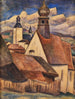 Vista sui tetti di Regen - Leo Gestel — vista dell’opera