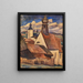 Vista sui tetti di Regen - Leo Gestel — quadro incorniciato alla parete