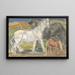 Drei Pferde in einer Landschaft - Leo Gestel — gerahmtes Bild an der Wand