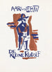Projekt für Buchcover für "Le Petit Rudolf" von Aart van der Leeuw - Leo Gestel — Ansicht des Kunstwerks