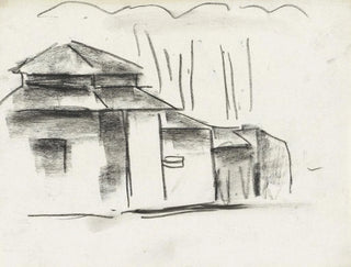 Leo Gestel - Schetsblad met huis.webp