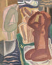 Zwei Frauen beim Baden und eine Silhouette von hinten - Leo Gestel — Ansicht des Kunstwerks
