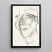 Tête de femme - Leo Gestel — quadro incorniciato alla parete