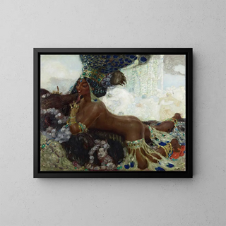 Bajadeh - Leo Putz — gerahmtes Bild an der Wand