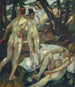 Die Badenden Hartmannsberg - Leo Putz — Ansicht des Kunstwerks