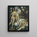 Die Badenden Hartmannsberg - Leo Putz — gerahmtes Bild an der Wand