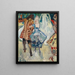 Ricezione all'aperto - Leo Putz — quadro incorniciato alla parete