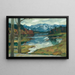 Kampenwand Chiemsee - Leo Putz — gerahmtes Bild an der Wand