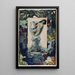 Mädchen im Glas - Leo Putz — gerahmtes Bild an der Wand