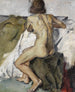 Frau nackt sitzend von hinten - Leo Putz — Ansicht des Kunstwerks