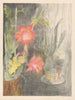 Vasi con cactus e piante in fiore - Leo Visser — vista dell’opera