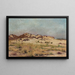 Paesaggio con dune di sabbia - Leon Delderenne — quadro incorniciato alla parete