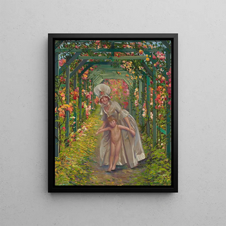 Leon KamirKaufmann - Woman with a nude boy Summer.webp