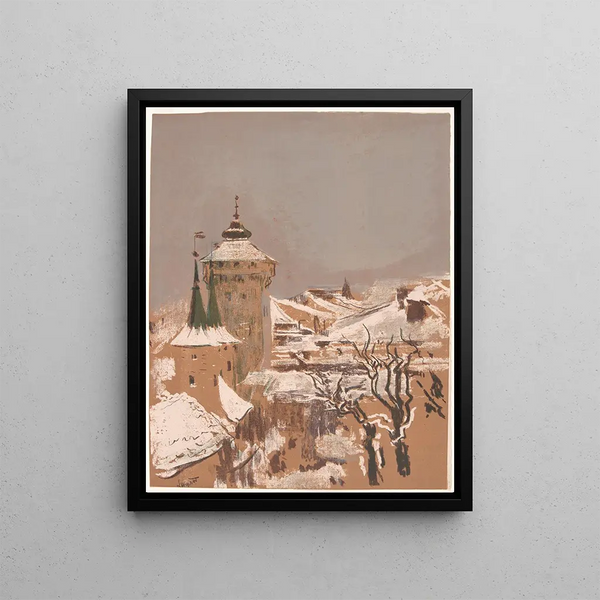 Leon Wyczkowski - Florian Gate in Cracow from the windows of the Academy of Fine Arts.webp
