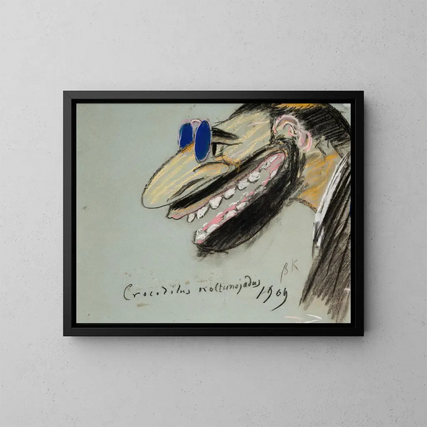 Karikatur von Feliks Jasieski - Leon Wyczółkowski — gerahmtes Bild an der Wand