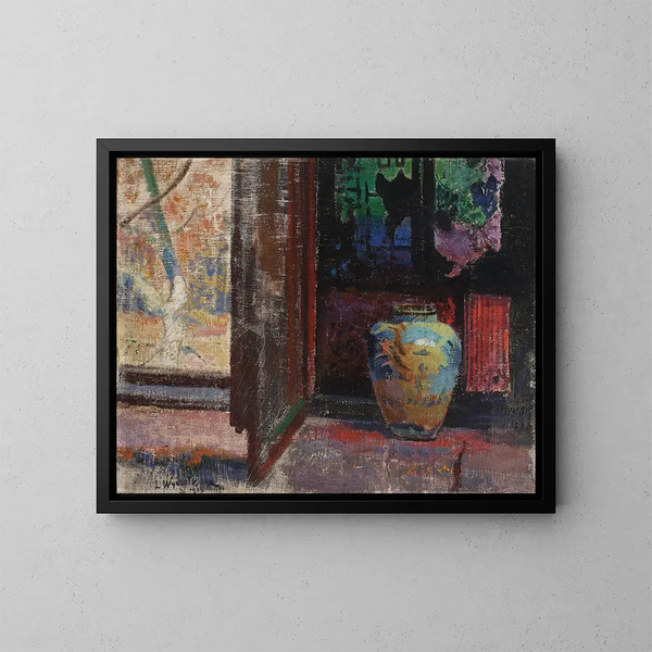 Stillleben - Leon Wyczółkowski — gerahmtes Bild an der Wand