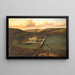 The Southeast Perspective of Hampton Court Herefordshire - Leonard Knyff — framed artwork on a wall