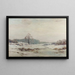 Wintermorgen - Leonard Ochtman — gerahmtes Bild an der Wand