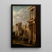 Exterior view of buildings - Leonardo Coccorante — framed artwork on a wall