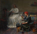 Leonora Christina à Blaataarn La donna cucina la pappa - Kristian Zahrtmann — vista dell’opera