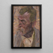 Portrait - Leopold Blauensteiner — gerahmtes Bild an der Wand
