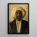 Buste eines Arabers - Leopold Carl Müller — gerahmtes Bild an der Wand