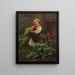 La ménagère - Leopold Carl Müller — gerahmtes Bild an der Wand