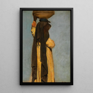 Leopold Carl Mller - Figurenstudie einer geftragenden Araberin.webp