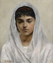 Fille en blanc - Leopold Carl Müller — vista dell’opera