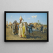 Die Wasserträgerinnen - Leopold Carl Müller — gerahmtes Bild an der Wand
