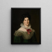Ritratto di Anna Schmirer - Leopold Kupelwieser — quadro incorniciato alla parete