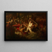 L'Empereur Rodolphe I bei der Schlacht von Marchfeld - Leopold Loeffler — gerahmtes Bild an der Wand